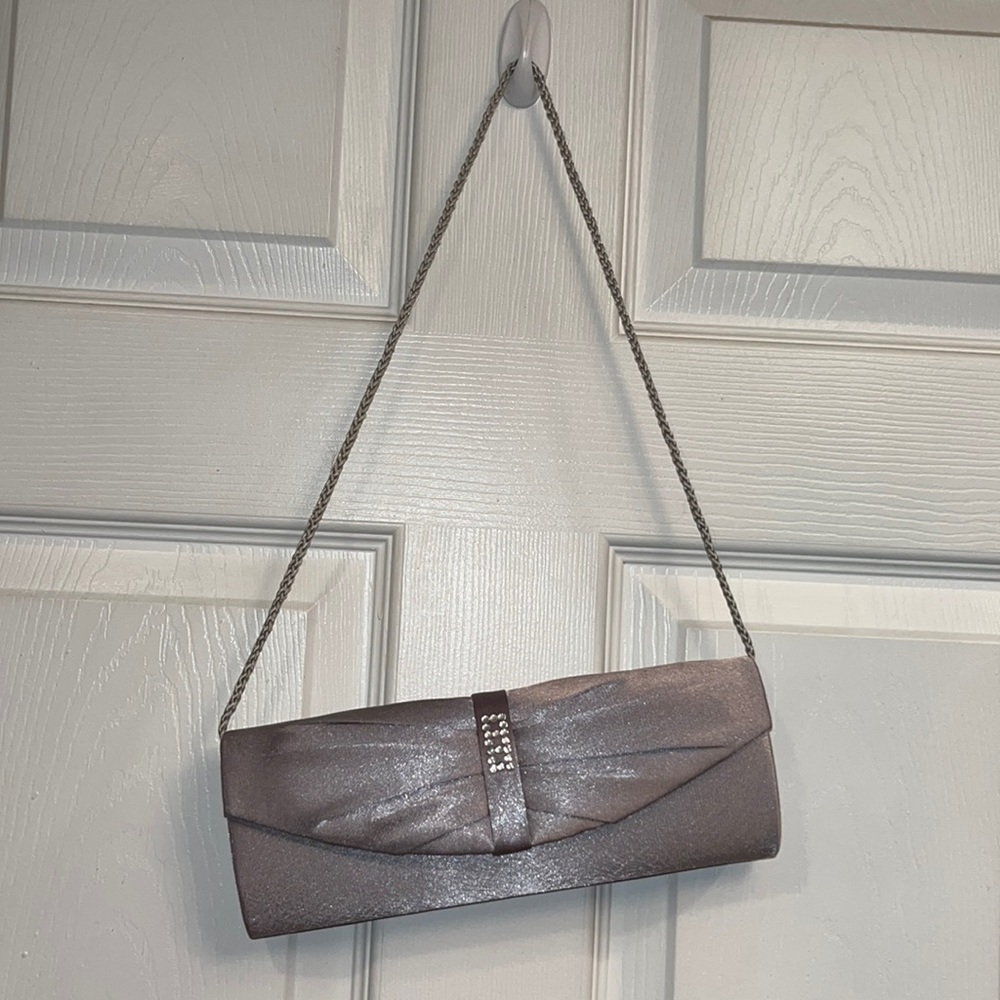 Jessica Mcclintock Brand Evening Bag Silver